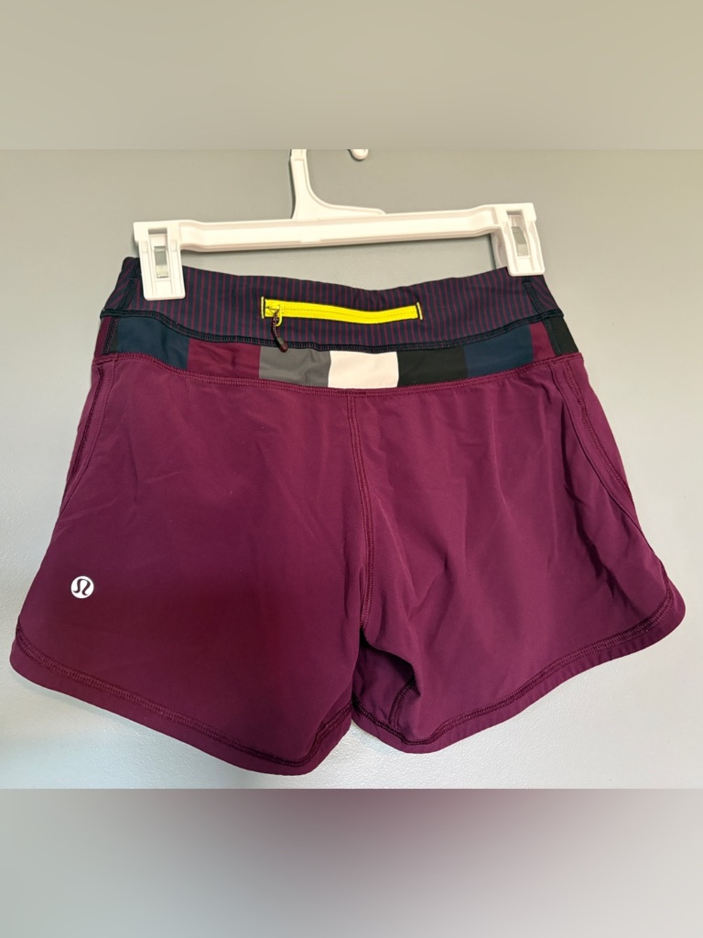 Lululemon Women’s Athletic Shorts - Plum | size 2 Lulu | performance lounge - Picture 2 of 4